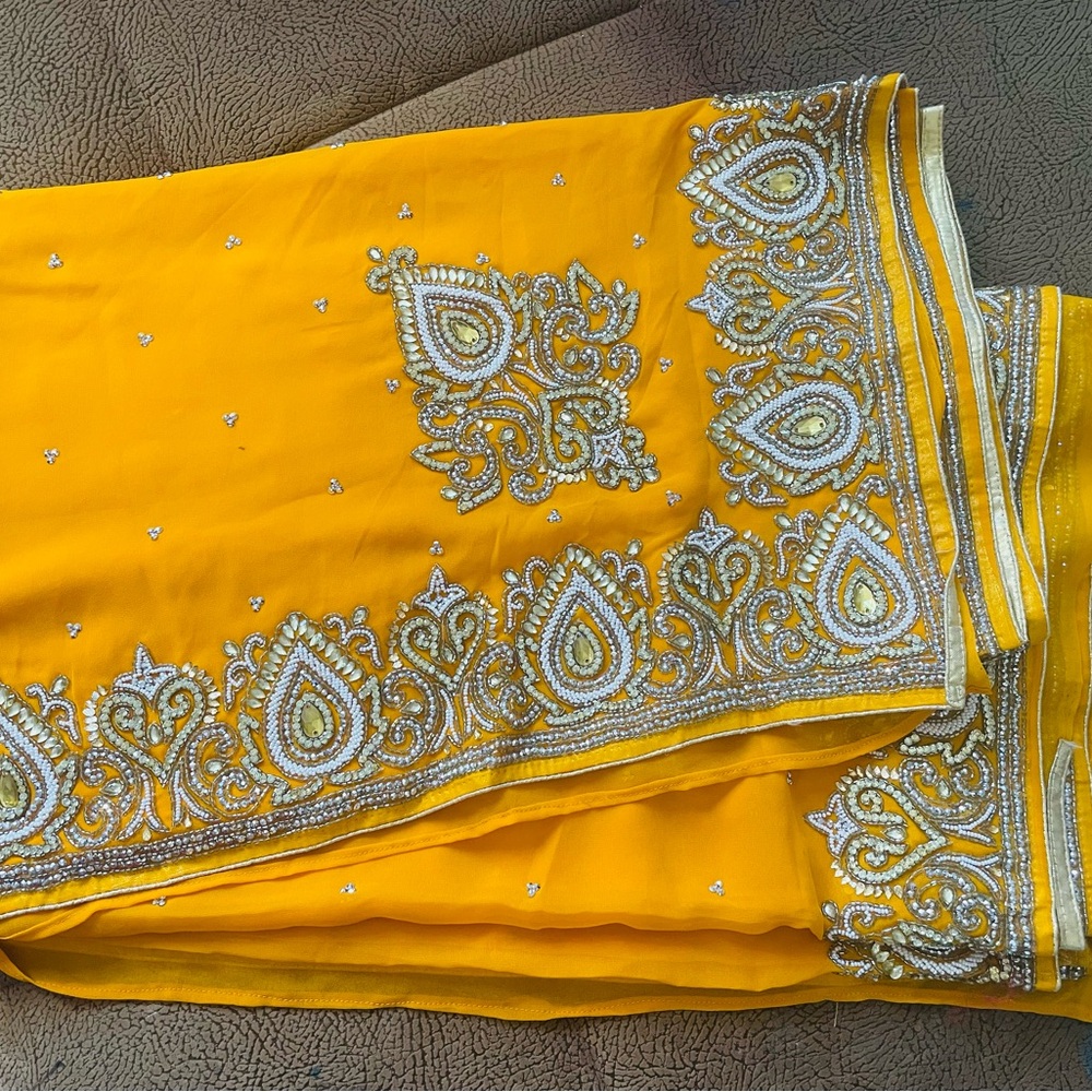 #15 Indian/pakistani wedding party Saree